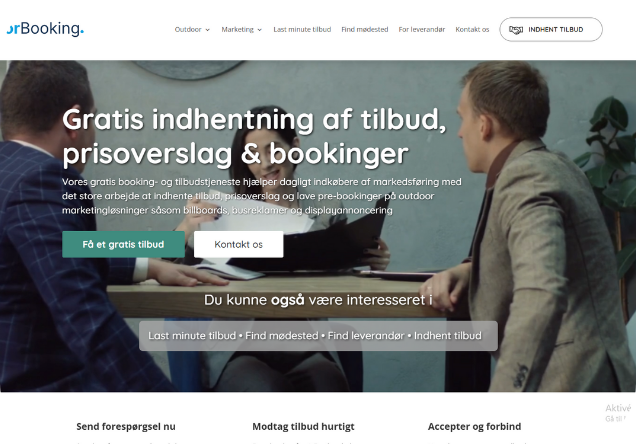 Outdoor booking reference billede